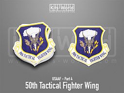 Kitsworld SAV Sticker - USAAF - 50th Tactical Fighter Wing 